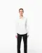 K542 - Dames poplin blouse lange mouwen White