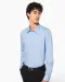 K541 - Heren poplin overhemd lange mouwen White