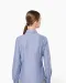 K534 - Dames Oxford blouse lange mouwen White