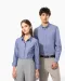 K533 - Heren Oxford overhemd lange mouwen White