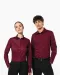 K529 - Heren stretch overhemd lange mouwen Black