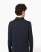 K264 - Herenpolo lange mouwen van jersey Black