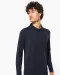 K264 - Herenpolo lange mouwen van jersey Black