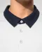K260 - Tweekleurige herenpolo jersey Black / Dark Grey Heather