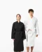 K122 - Kimono Badjas Honinggraatstructuur White