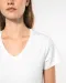 K3015 - Dames-T-shirt V-hals korte mouwen White
