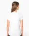 K3015 - Dames-T-shirt V-hals korte mouwen White