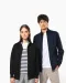K456 - Herensweater met rits Black