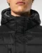 K6128 - Lichte herenparka met capuchon Black