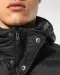 K6128 - Lichte herenparka met capuchon Black