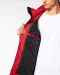 K650 - Gewatteerde softshell herenparka met capuchon Black