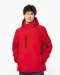 K650 - Gewatteerde softshell herenparka met capuchon Black