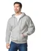 GI18600 - Heavy Blend™ Adult Sweatvest met capuchon Black