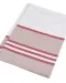 K130 - Gestreepte theedoek White / Red