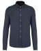 K507 - Jacquard overhemd  lange mouwen Jacquard blue