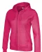 HOODIE FULL ZIP LADY - GOTS GECERTIFICEERD Fuchsia