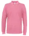 POLO PIQUE LONG SLEEVE MAN - GOTS GECERTIFICEERD Roze