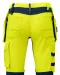 6513 SIGNALISATIEBROEK MET KNIEZAKKEN EN SPIJKERZAKKEN EN ISO 20471 KLASSE 2 Geel