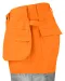 6535 SIGNALISATIESHORT MET SPIJKERZAKKEN EN ISO 20471 KLASSE 2 Oranje/zwart