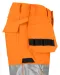 6535 SIGNALISATIESHORT MET SPIJKERZAKKEN EN ISO 20471 KLASSE 2 Oranje/zwart