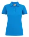 Surf Stretch Polo Pique Dames Oceaan blauw