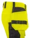 6527 SIGNALISATIESTRETCHBROEK MET SPIJKERZAKKEN EN 37,5™ TECHNOLOGIE EN ISO 20471 KLASSE 2 Geel/zwart