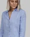 Indigo Bow 33  Hemd Dames Hemelsblauw