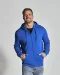 HOODIE FULL ZIP MAN - GOTS GECERTIFICEERD Blauw