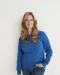 SWEATER CREW NECK LADY - GOTS GECERTIFICEERD Blauw