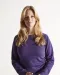 SWEATER CREW NECK LADY - GOTS GECERTIFICEERD Paars