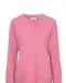 SWEATER CREW NECK LADY - GOTS GECERTIFICEERD Roze