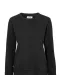 SWEATER CREW NECK LADY - GOTS GECERTIFICEERD Zwart