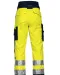 6514 GEVOERDE SIGNALISATIEREGENBROEK EN ISO 20471 KLASSE 2 Geel