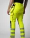 6527 SIGNALISATIESTRETCHBROEK MET SPIJKERZAKKEN EN 37,5™ TECHNOLOGIE EN ISO 20471 KLASSE 2 Geel/zwart