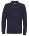 POLO PIQUE LONG SLEEVE MAN - GOTS GECERTIFICEERD Marine