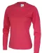 T-SHIRT LONG SLEEVE LADY - GOTS GECERTIFICEERD Rood