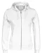 HOODIE FULL ZIP LADY - GOTS GECERTIFICEERD Wit