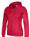 HOODIE FULL ZIP LADY - GOTS GECERTIFICEERD Rood