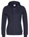 HOODIE FULL ZIP LADY - GOTS GECERTIFICEERD Marine