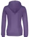 HOODIE FULL ZIP LADY - GOTS GECERTIFICEERD Paars