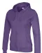 HOODIE FULL ZIP LADY - GOTS GECERTIFICEERD Paars
