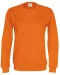 SWEATER CREW NECK UNISEX - GOTS GECERTIFICEERD Oranje