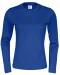 T-SHIRT LONG SLEEVE LADY - GOTS GECERTIFICEERD Blauw