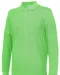 POLO PIQUE LONG SLEEVE MAN - GOTS GECERTIFICEERD Groen