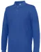 POLO PIQUE LONG SLEEVE MAN - GOTS GECERTIFICEERD Blauw