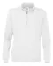 SWEATER HALF ZIP UNISEX - GOTS GECERTIFICEERD Wit