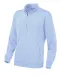 SWEATER HALF ZIP UNISEX - GOTS GECERTIFICEERD Lichtblauw