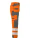 6506 SIGNALISATIEBROEK MET KNIEZAKKEN EN SPIJKERZAKKEN EN ISO 20471 KLASSE 2 Oranje