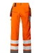 6506 SIGNALISATIEBROEK MET KNIEZAKKEN EN SPIJKERZAKKEN EN ISO 20471 KLASSE 2 Oranje