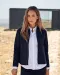 IB132 Interlock Knit Hemd Contemporary Fit Dames Wit